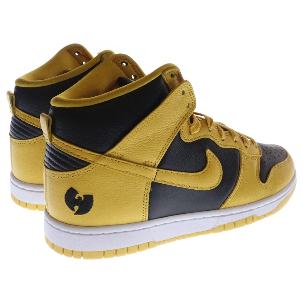 NIKE(ナイキ) DUNK HI RETRO PRM WU-TANG CLAN ダンク ハイ レトロ ウータンクラン ハイカット スニーカー イエロー/ブラック US8/26cm HJ4320-001