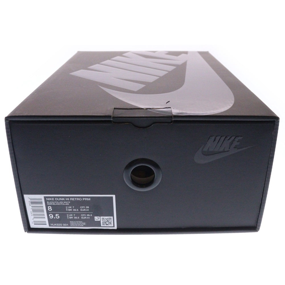 NIKE(ナイキ) DUNK HI RETRO PRM WU-TANG CLAN ダンク ハイ レトロ ウータンクラン ハイカット スニーカー イエロー/ブラック US8/26cm HJ4320-001