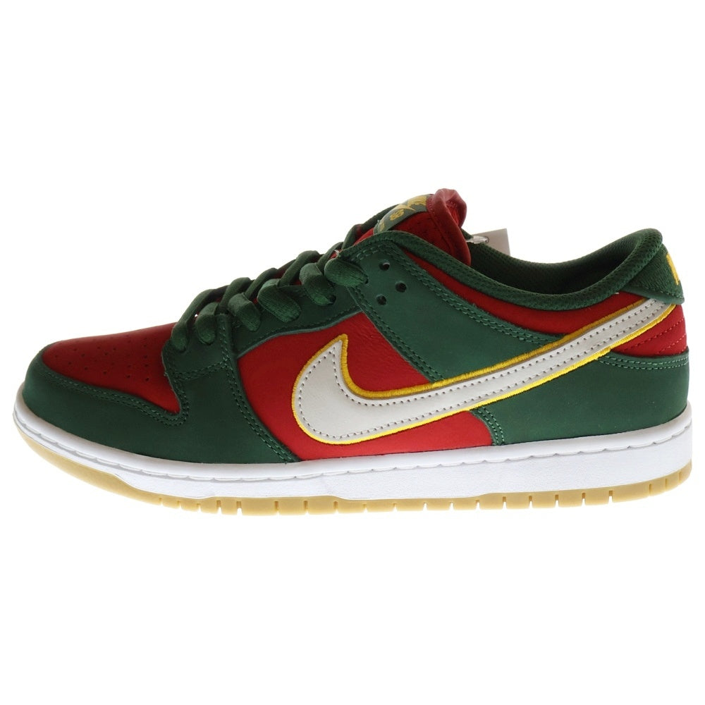 NIKE SB(ナイキエスビー) DUNK LOW Seattle Supersonics ダンク シアトル スーパーソニックス ローカットスニーカー レッド/グリーン US8/26cm FZ1287-300