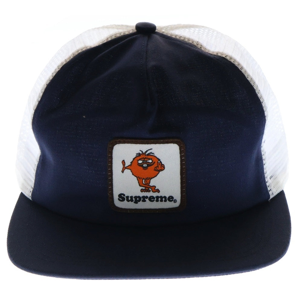 SUPREME(シュプリーム) 23AW Camacho Mesh Back 5Panel カマチョ 5パネル メッシュキャップ 帽子 ネイビー/ホワイト