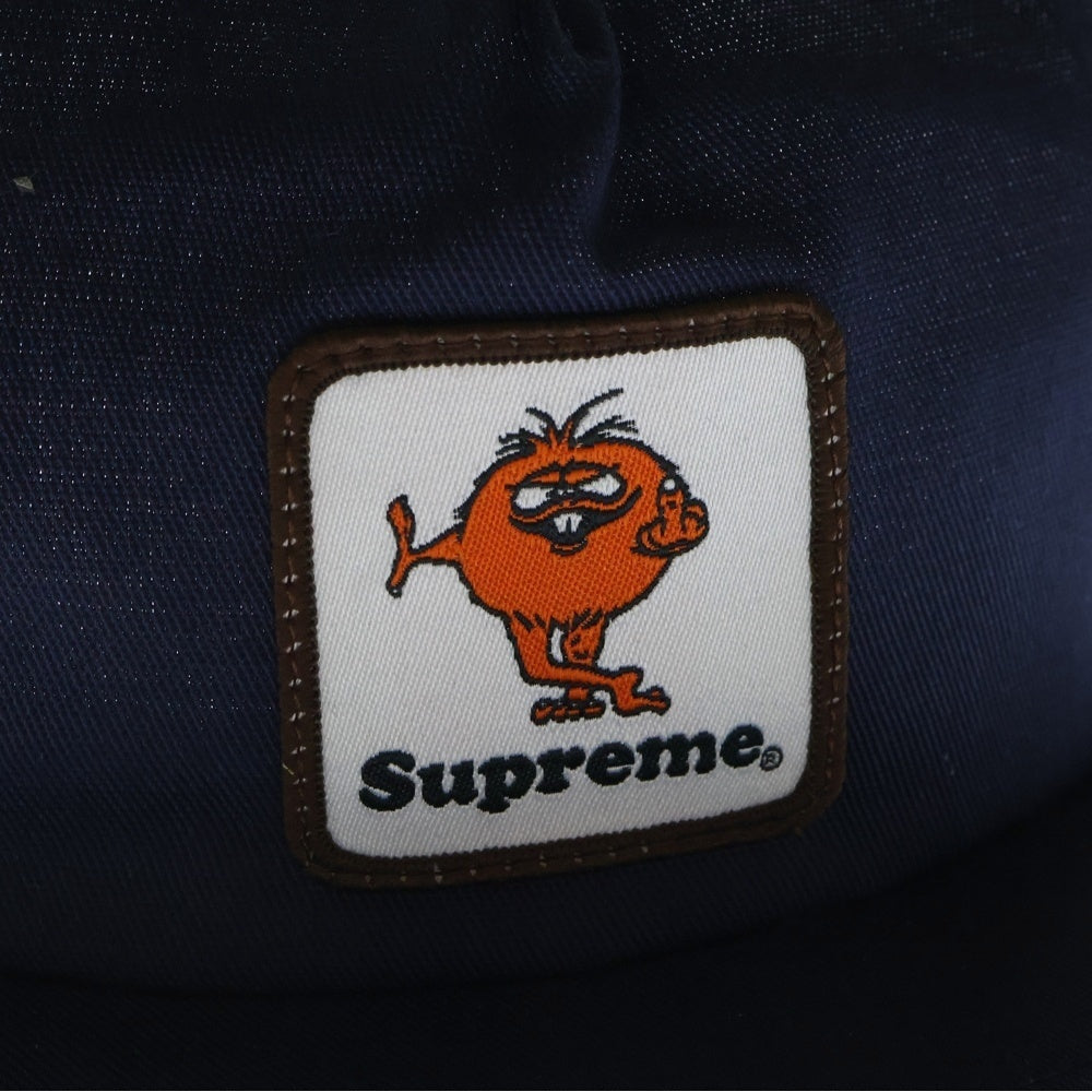SUPREME(シュプリーム) 23AW Camacho Mesh Back 5Panel カマチョ 5パネル メッシュキャップ 帽子 ネイビー/ホワイト