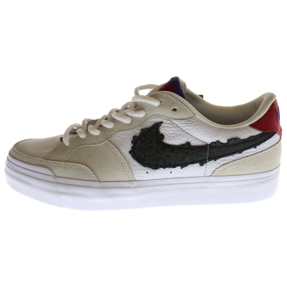 NIKE SB(ナイキエスビー) ×Sky Brown WMNS ZOOM POGO PLUS QS スカイ ブラウン ウィメンズ ズーム ポゴ プラス ローカットスニーカー ホワイト US9.5/26.5cm HF4085-100