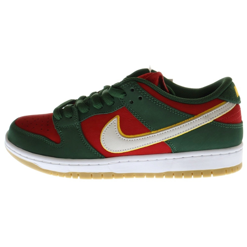 NIKE SB(ナイキエスビー) DUNK LOW Seattle Supersonics ダンク シアトル スーパーソニックス ローカットスニーカー レッド/グリーン US8/26cm FZ1287-300
