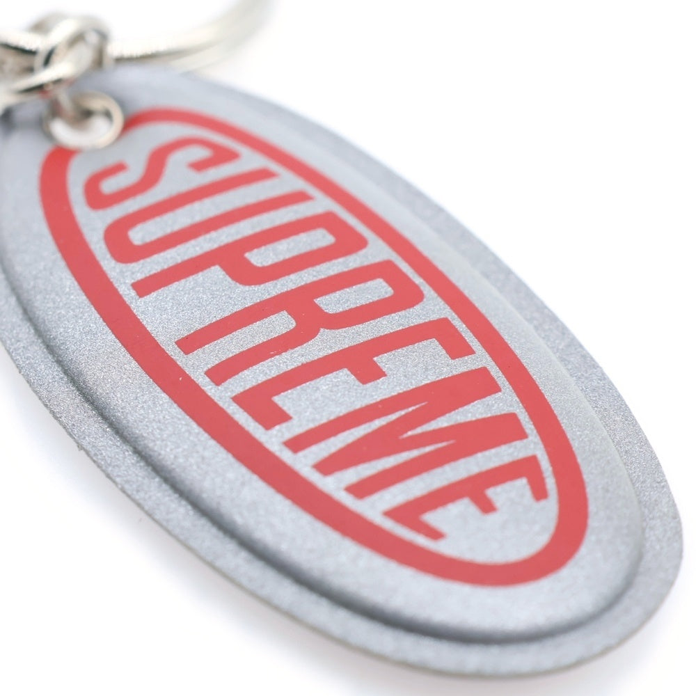 SUPREME(シュプリーム) 18AW Night Vision Keychain ナイトビジョン ロゴ キーチェーン グレー/レッド
