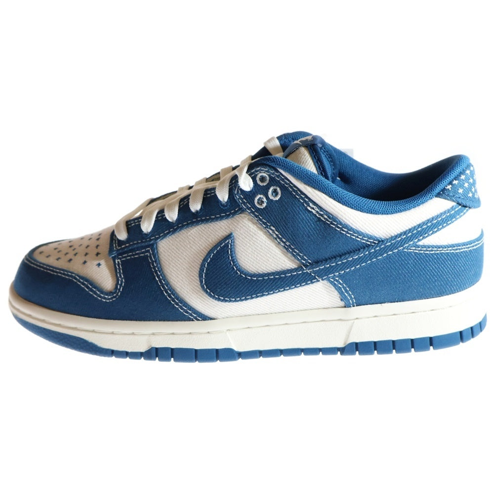NIKE(ナイキ) DUNK LOW SE INDUSTRIALBLUE ダンク インダストリアルブルー ローカットスニーカー ホワイト/ブルー US8/26cm DV0834-101