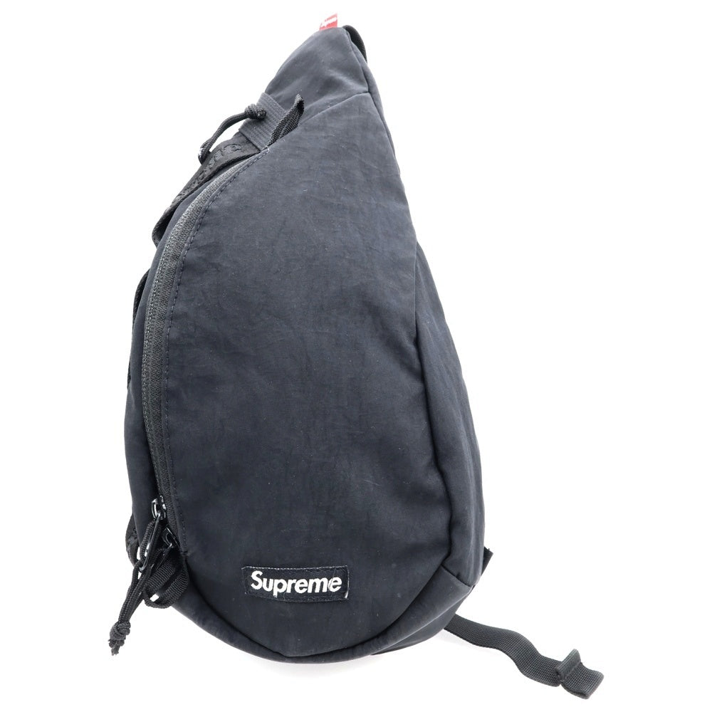 SUPREME(シュプリーム) 20AW Sling Bag ボックスロゴ サイドジップ スリングバッグ ショルダーバッグ ブラック