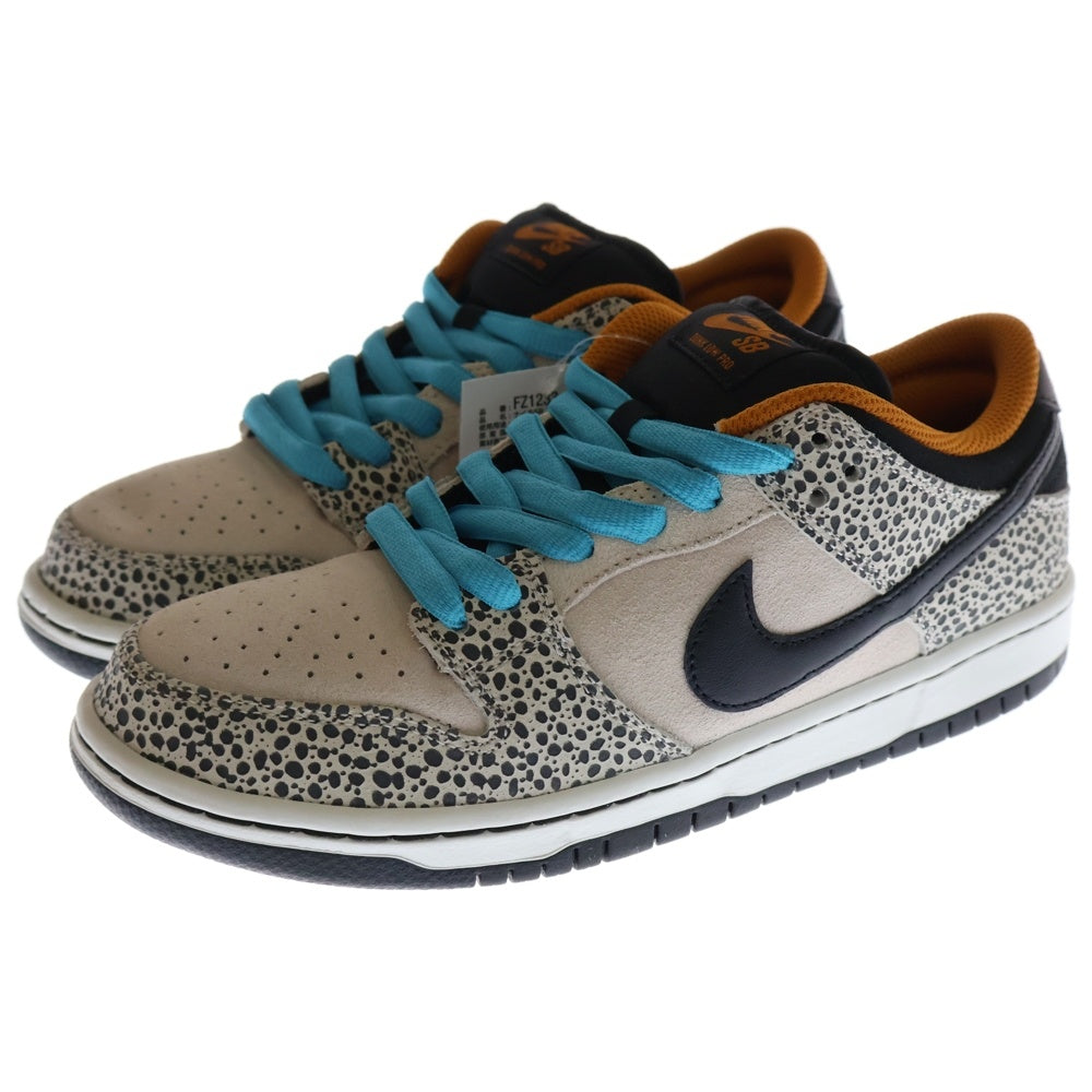 NIKE SB(ナイキエスビー) DUNK LOW PRO PHANTOM AND BLACK ダンク プロ エレクトリックサファリ ファントムアンドブラック ローカットスニーカー グレー/ブラック US8/26cm FZ1233-002