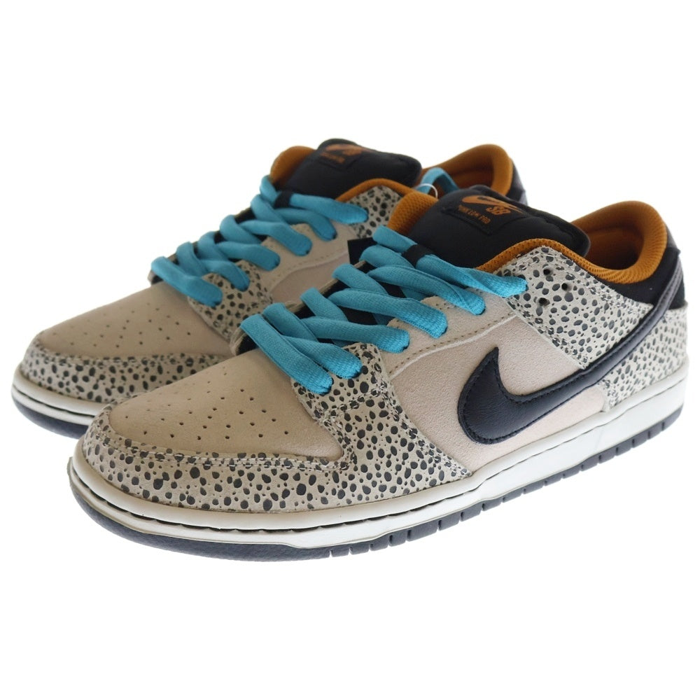 NIKE SB(ナイキエスビー) DUNK LOW PRO PHANTOM AND BLACK ダンク プロ エレクトリックサファリ ファントムアンドブラック ローカットスニーカー グレー/ブラック US8/26cm FZ1233-002