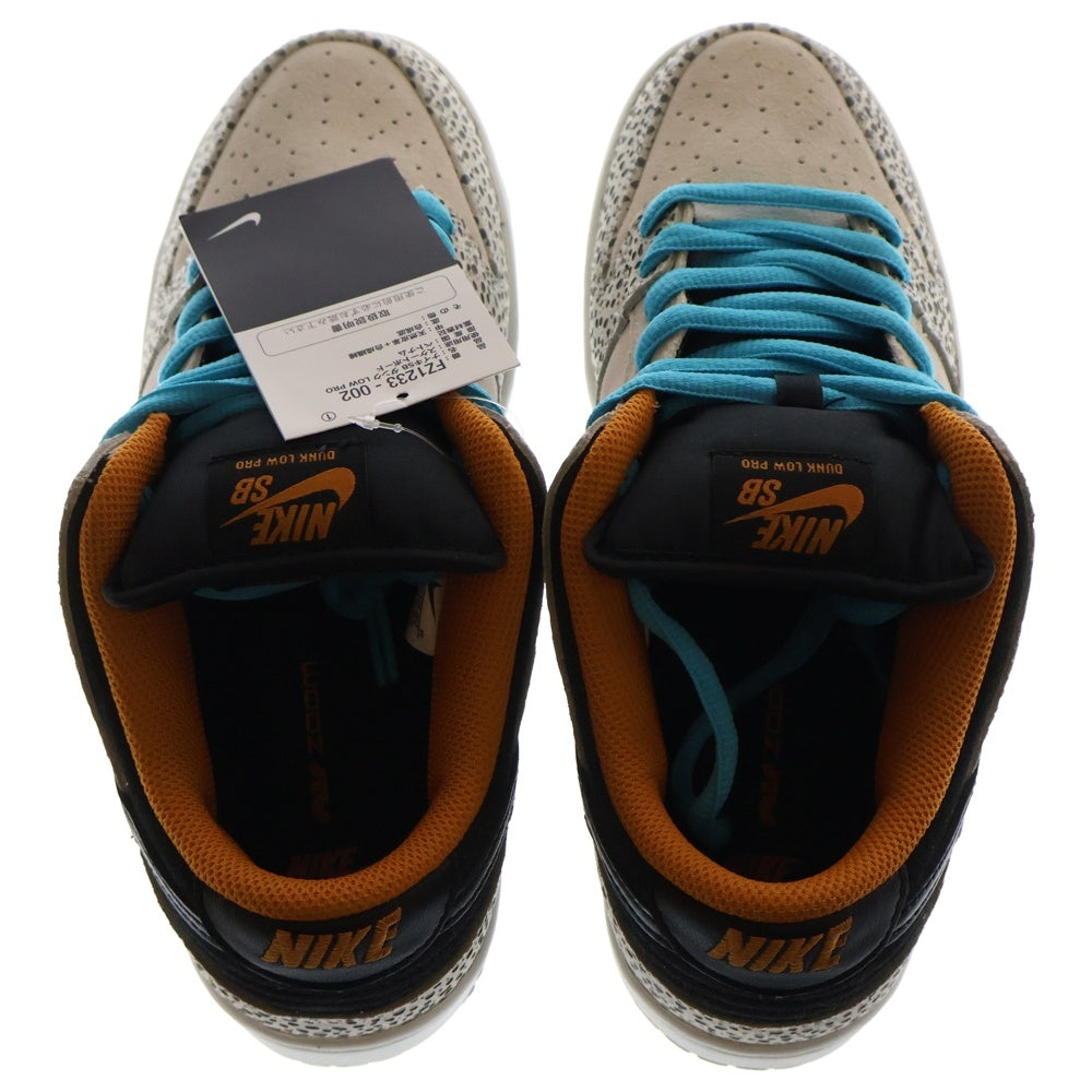 NIKE SB(ナイキエスビー) DUNK LOW PRO PHANTOM AND BLACK ダンク プロ エレクトリックサファリ ファントムアンドブラック ローカットスニーカー グレー/ブラック US8/26cm FZ1233-002