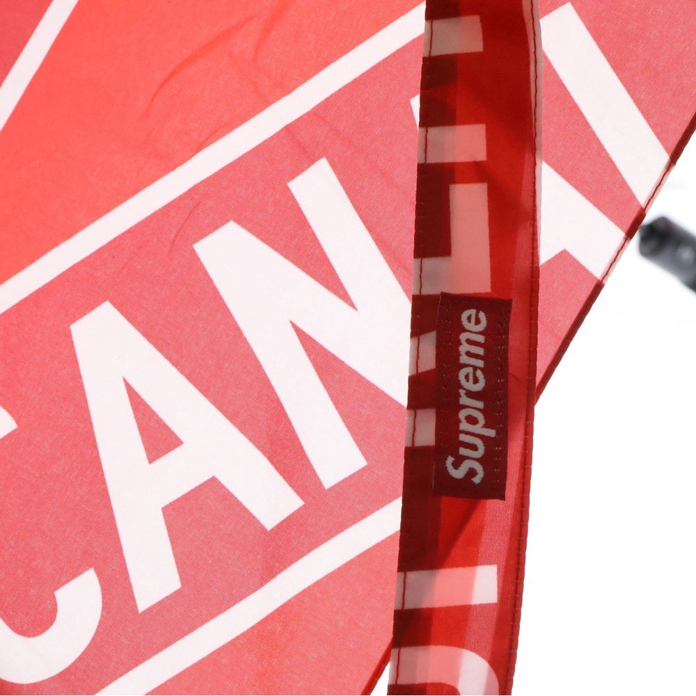 SUPREME(シュプリーム) 21SS ShedRain Street Signs Umbrella シェドレイン ストリート サイン アンブレラ 折り畳み傘 レッド