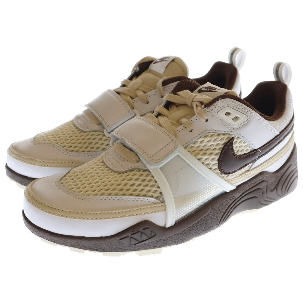 NIKE(ナイキ) ×TRAVIS SCOTT Zoom Field Jaxx White and Light Chocolate ズームフィールドジャックススニーカー トラヴィススコット ホワイト US8/26cm HQ3073-100