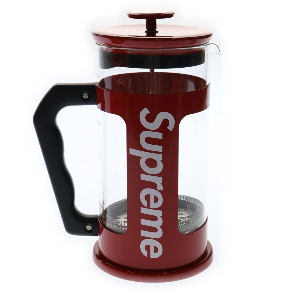 SUPREME(シュプリーム) 24SS Bialetti 8-CupFrench Press ビアレッティ 8カップ フレンチプレス コーヒープレス レッド ■