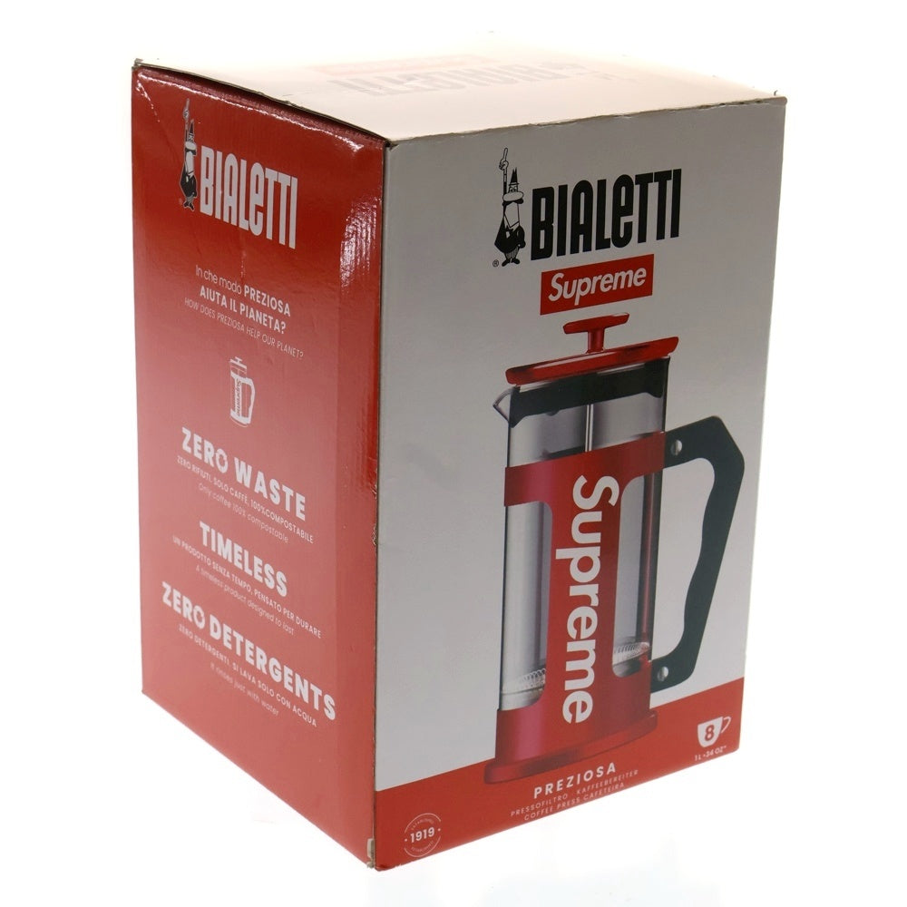 SUPREME(シュプリーム) 24SS Bialetti 8-CupFrench Press ビアレッティ 8カップ フレンチプレス コーヒープレス レッド ■