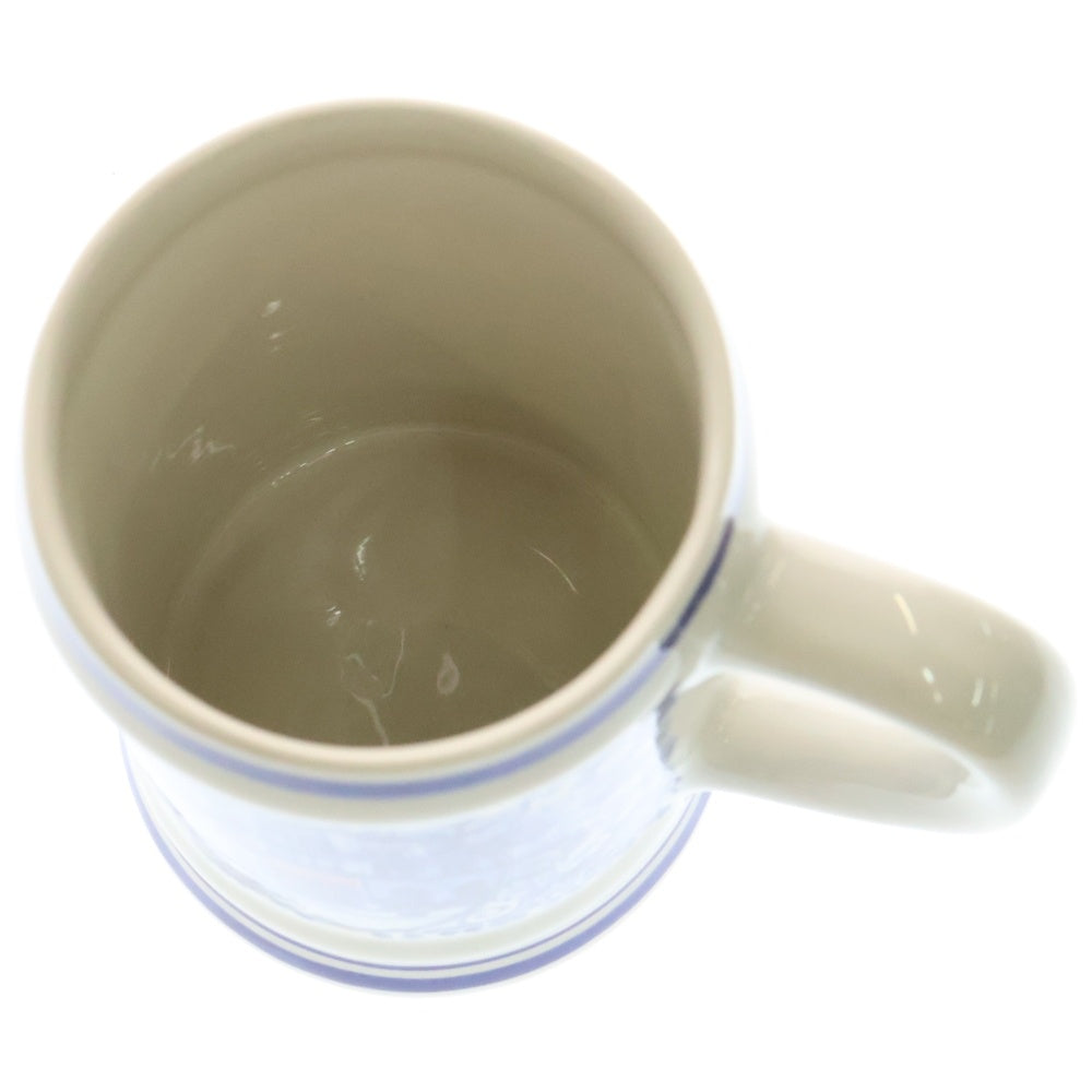 SUPREME(シュプリーム) 21SS Royal Delft 190 Bowery Beer Mug ロイヤルデルフト ビアーマグ マグカップ コップ ホワイト/ブルー■