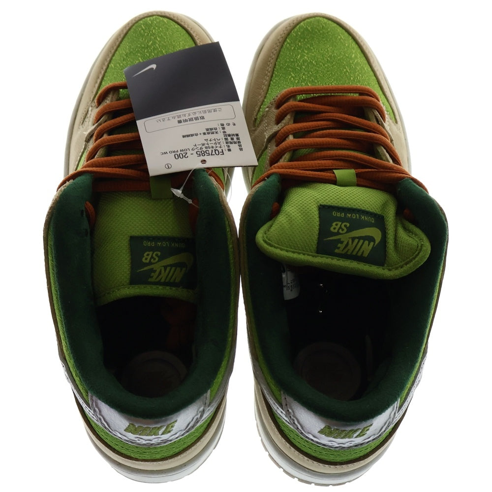 NIKE SB(ナイキエスビー) DUNK LOW PRO ESCARGOT ダンクロー プロ エスカルゴ ローカットスニーカー グリーン US8/26cm FQ7585-200