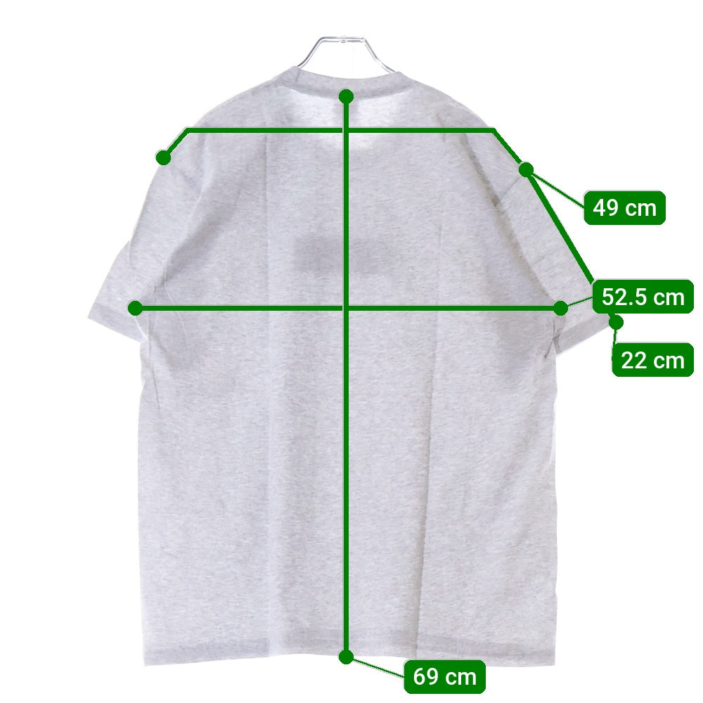SUPREME(シュプリーム) 23AW Box Log Tee カモフラ ボックスロゴ クルーネック半袖Tシャツ カットソー グレー