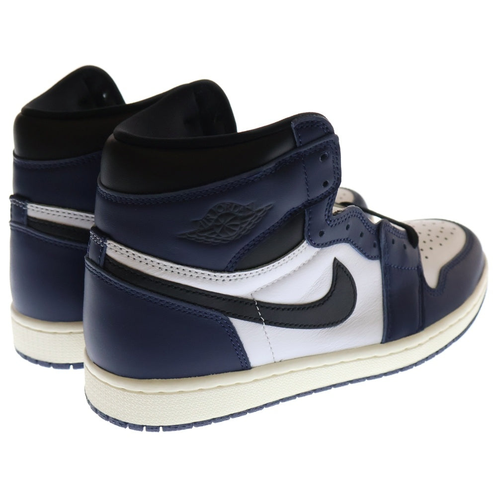 NIKE(ナイキ) AIR JORDAN 1 RETRO HIGH OG Midnight Navy エアジョーダン1 レトロ ミッドナイト ネイビー ハイカットスニーカー ネイビー US8/26cm DZ5485-401