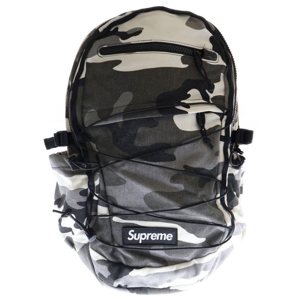 SUPREME(シュプリーム) 25SS Backpack Snow Camo バックパック スノーカモ 迷彩 リュックサック グレー