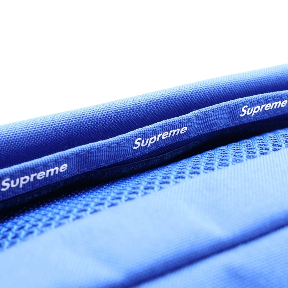SUPREME(シュプリーム) 24AW Messenger Bag ボックスロゴ メッセンジャーバッグ ショルダーバッグ ブルー