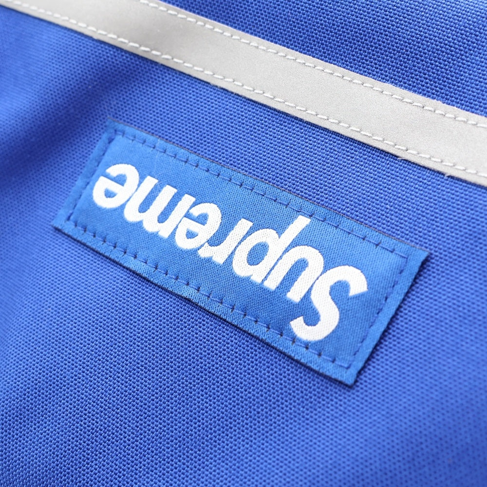 SUPREME(シュプリーム) 24AW Messenger Bag ボックスロゴ メッセンジャーバッグ ショルダーバッグ ブルー