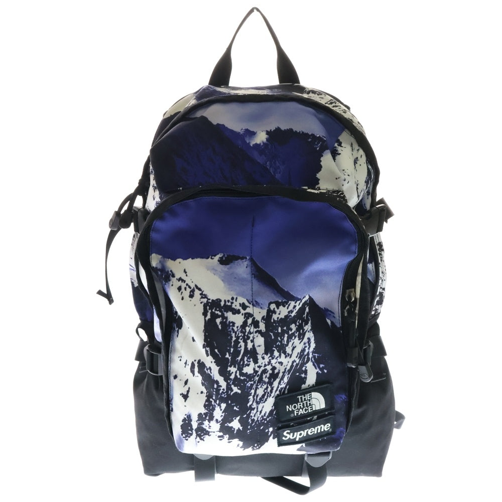 SUPREME(シュプリーム) 17AW ×THE NORTH FACE Mountain Expedition Backpack ザノースフェイス 雪山 マウンテンエクスペディション バックパック リュックサック ブルー NM71755I