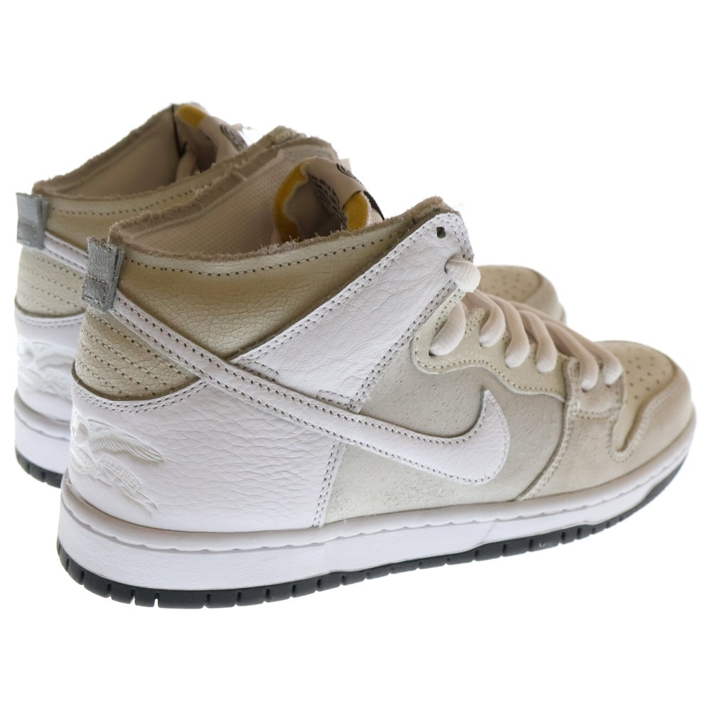 NIKE SB(ナイキエスビー) ×ANTIHERO DUNK HIGH QS WHITE アンタイヒーロー ダンク ハイカットスニーカー ホワイト US9/27cm HM5837-100