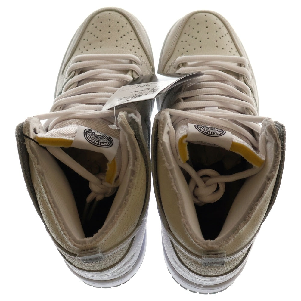 NIKE SB(ナイキエスビー) ×ANTIHERO DUNK HIGH QS WHITE アンタイヒーロー ダンク ハイカットスニーカー ホワイト US9/27cm HM5837-100