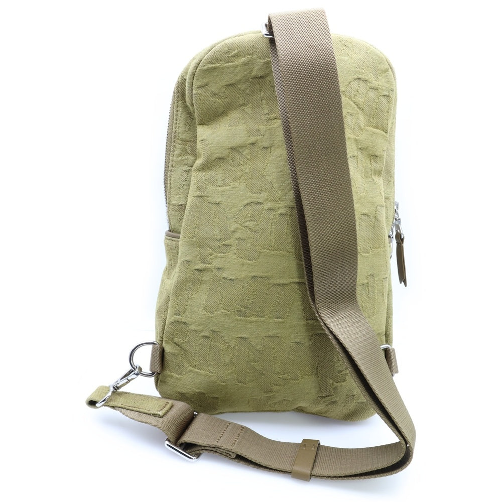 SUPREME(シュプリーム) 22SS Fat Tip Jacquard Denim Sling Bag ボックスロゴ ファットティップ ジャカード デニム スリングバッグ ショルダーバッグ カーキ