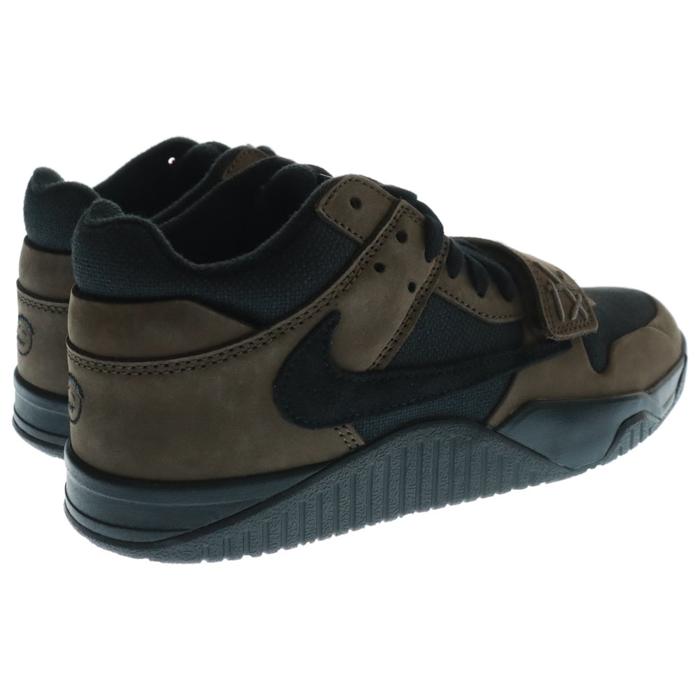 NIKE(ナイキ) ×TRAVIS SCOTT JORDAN JUMPMAN JACK TR ジャンプマンジャック ローカットスニーカー ブラウン/ブラック US8/26cm FZ8117-204