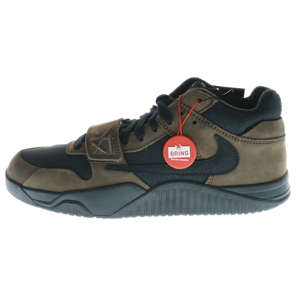 NIKE(ナイキ) ×TRAVIS SCOTT JORDAN JUMPMAN JACK TR ジャンプマンジャック ローカットスニーカー ブラウン/ブラック US8/26cm FZ8117-204