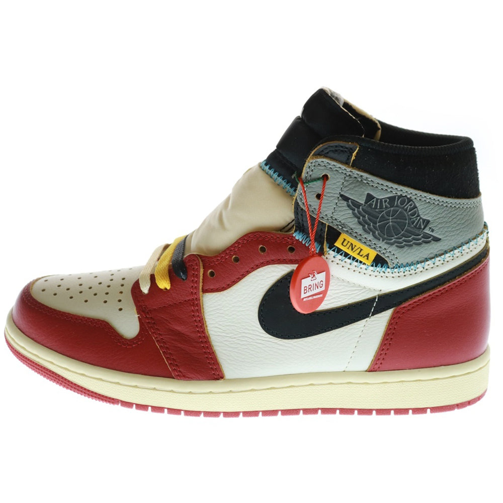 NIKE(ナイキ) ×UNION AIR JORDAN 1 RETRO HIGH OG Chicago ユニオン エアジョーダン1 ハイ シカゴ/シャドウ ハイカットスニーカー シカゴ HV8563-600