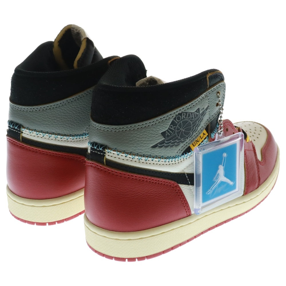 NIKE(ナイキ) ×UNION AIR JORDAN 1 RETRO HIGH OG Chicago ユニオン エアジョーダン1 ハイ シカゴ/シャドウ ハイカットスニーカー シカゴ HV8563-600