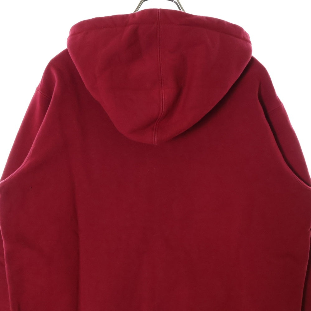 SUPREME(シュプリーム) 17SS Small Box Logo Zip Up Hooded Sweatshirt スモールボックスロゴ ジップアップパーカー フーディ ワインレッド