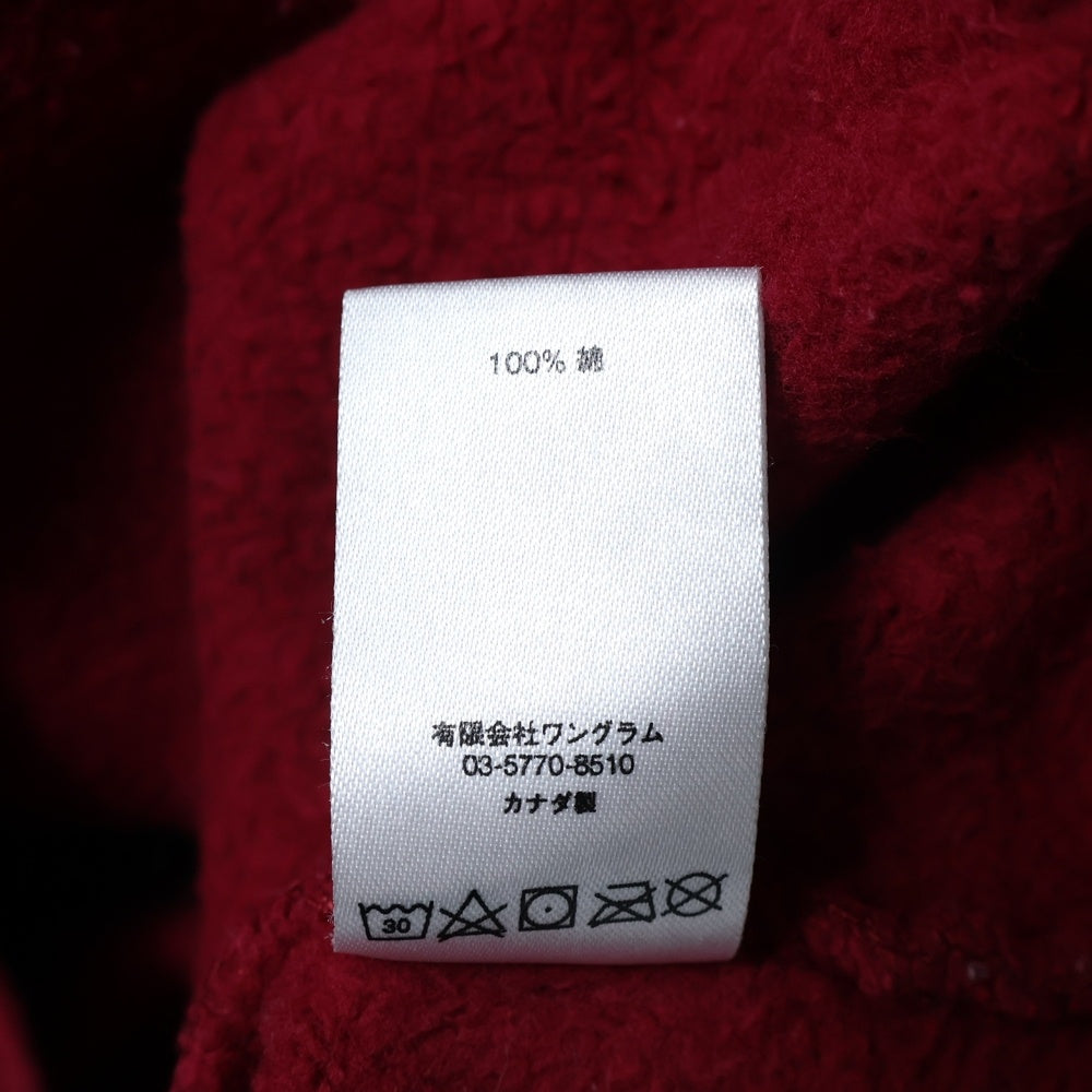 SUPREME(シュプリーム) 17SS Small Box Logo Zip Up Hooded Sweatshirt スモールボックスロゴ ジップアップパーカー フーディ ワインレッド