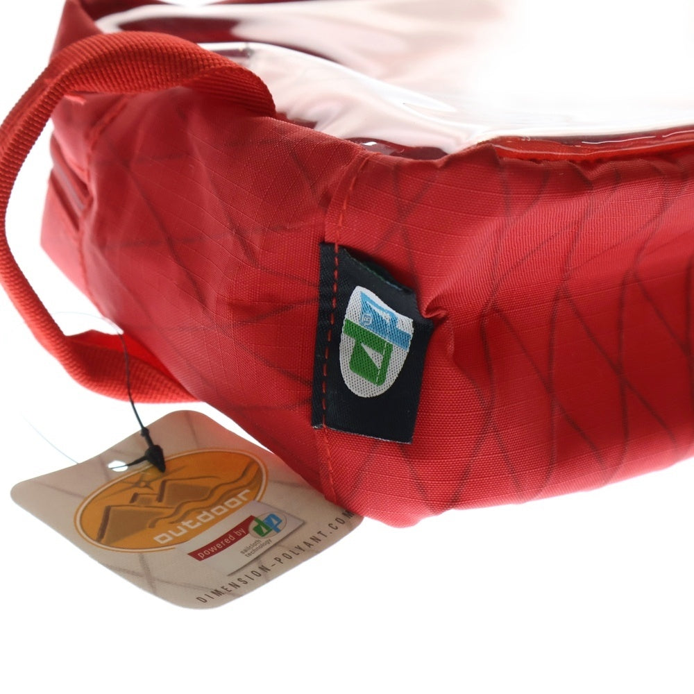 SUPREME(シュプリーム) 18AW Utility Bag ボックスロゴ バッククリア ユーティリティ ハンドバッグ レッド/クリア