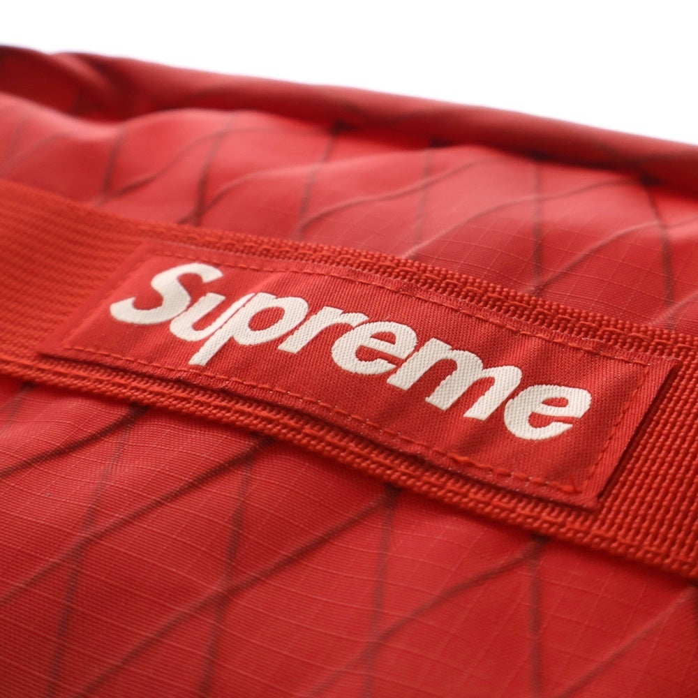SUPREME(シュプリーム) 18AW Utility Bag ボックスロゴ バッククリア ユーティリティ ハンドバッグ レッド/クリア