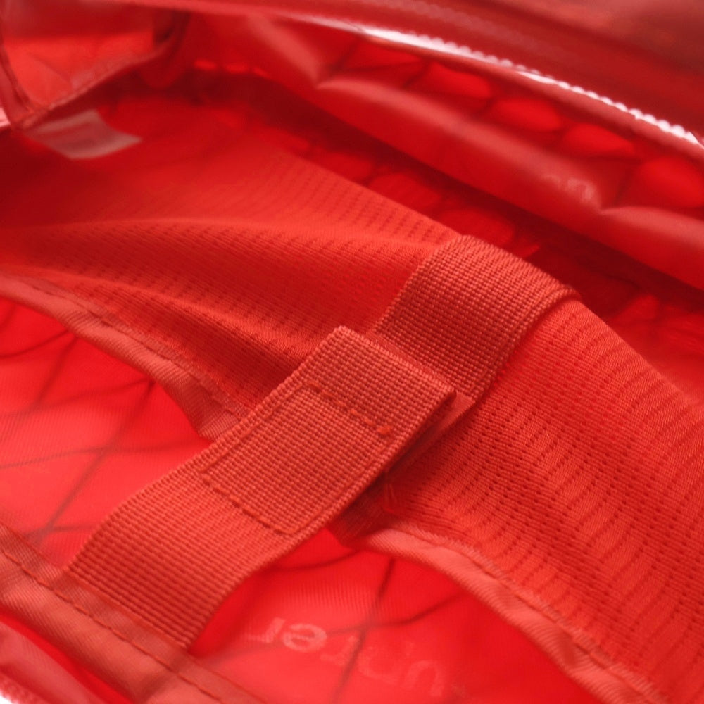 SUPREME(シュプリーム) 18AW Utility Bag ボックスロゴ バッククリア ユーティリティ ハンドバッグ レッド/クリア