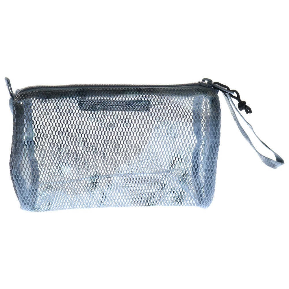 SUPREME(シュプリーム) 20SS Utility Pouch ボックスロゴ カモフラ メッシュ ポーチ 小物入れ ブルー