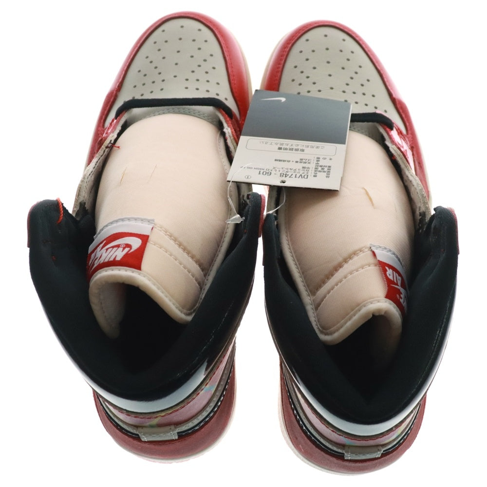 NIKE(ナイキ) AIR JORDAN 1 RETRO HIGH OG エアジョーダン1 レトロハイ オリジンストーリー ハイカットスニーカー レッド/ホワイト US8/26cm DV1748-601