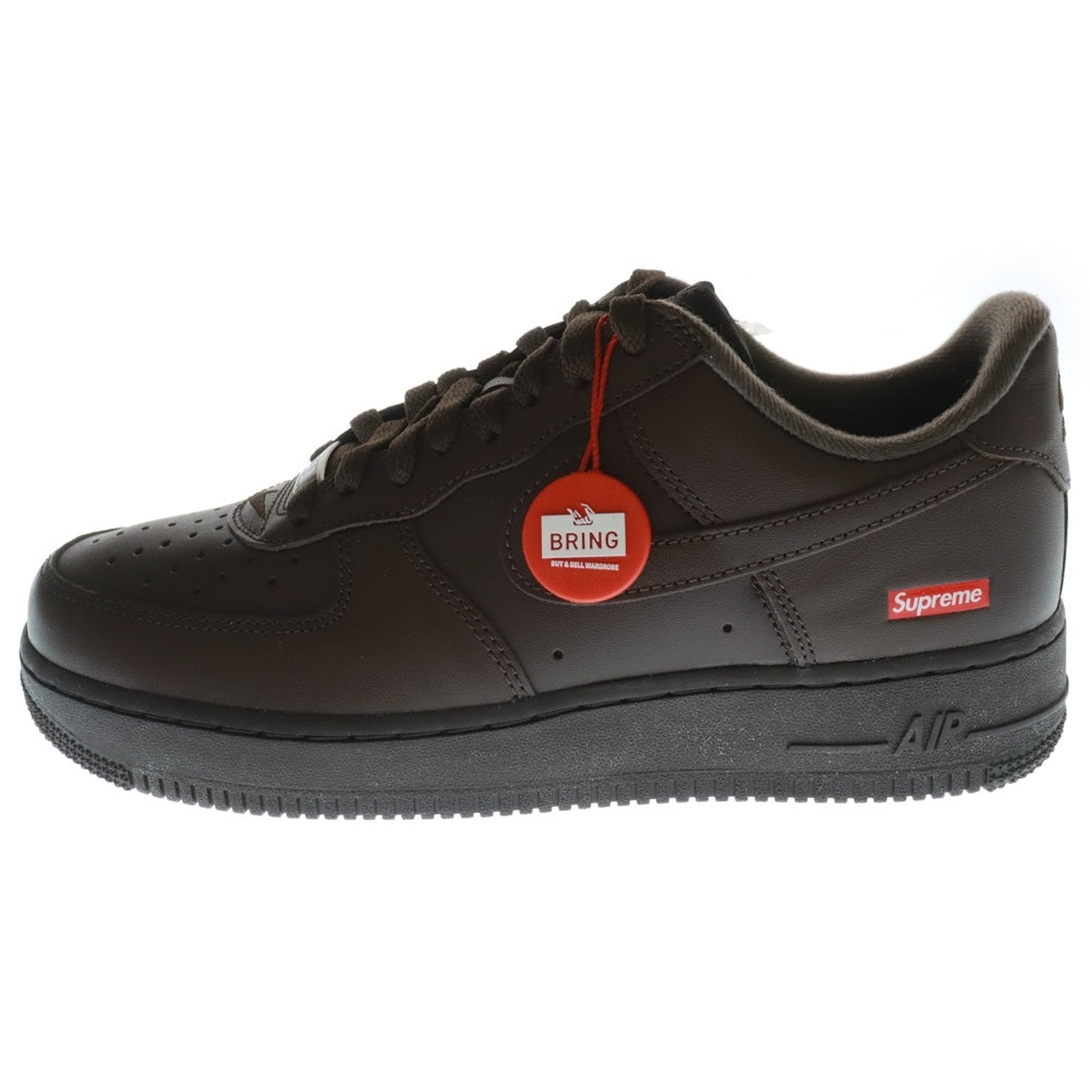 NIKE(ナイキ) ×SUPREME AIR FORCE 1 LOW SP BAROQUE シュプリーム エアフォース ローカット スニーカー ブラウン US8/26cm CU9225-200