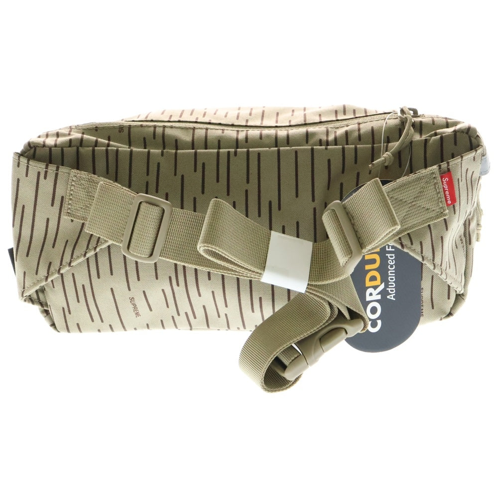 SUPREME(シュプリーム) 24AW Waist Bag ボックスロゴ レインドロップ ウエストバッグ ショルダーバッグ カーキ