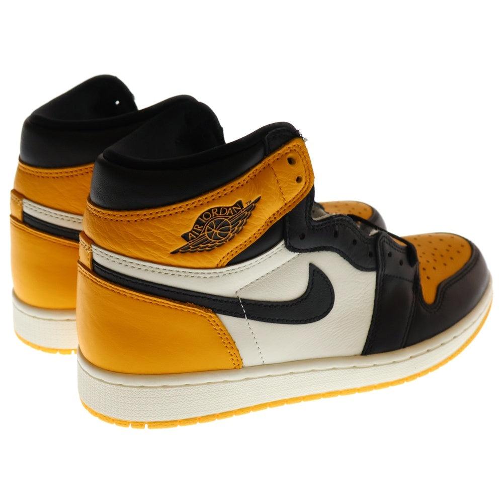 NIKE(ナイキ) AIR JORDAN 1 RETRO HIGH OG TAXI エアジョーダン1 レトロ タクシー ハイカットスニーカー イエロー/ホワイト/ブラック US8.5/26.5cm 555088-711