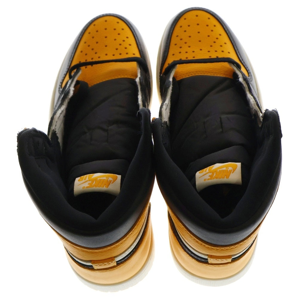NIKE(ナイキ) AIR JORDAN 1 RETRO HIGH OG TAXI エアジョーダン1 レトロ タクシー ハイカットスニーカー イエロー/ホワイト/ブラック US8.5/26.5cm 555088-711
