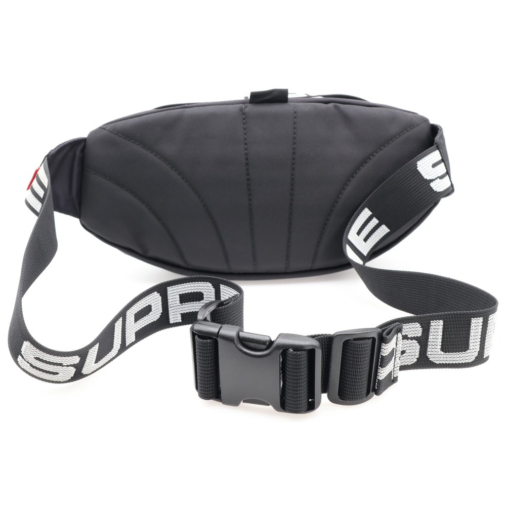SUPREME(シュプリーム) 18SS Waist Bag ボックスロゴ ロゴベルト ウエストポーチ ショルダーバッグ ブラック