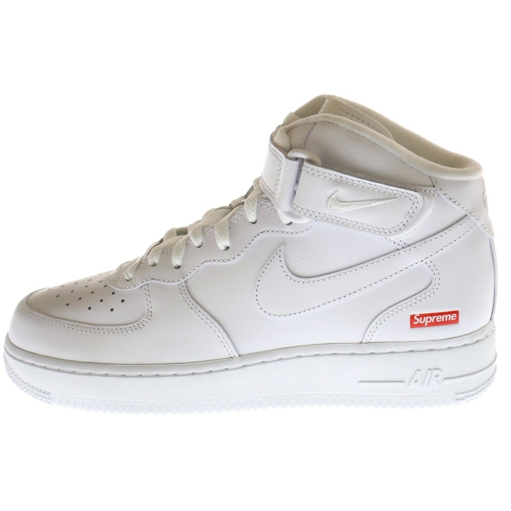 NIKE(ナイキ) ×SUPREME AIR FORCE 1 MID SP シュプリーム エアフォース ミッドカットスニーカー ホワイト US8/26cm FZ8784-100