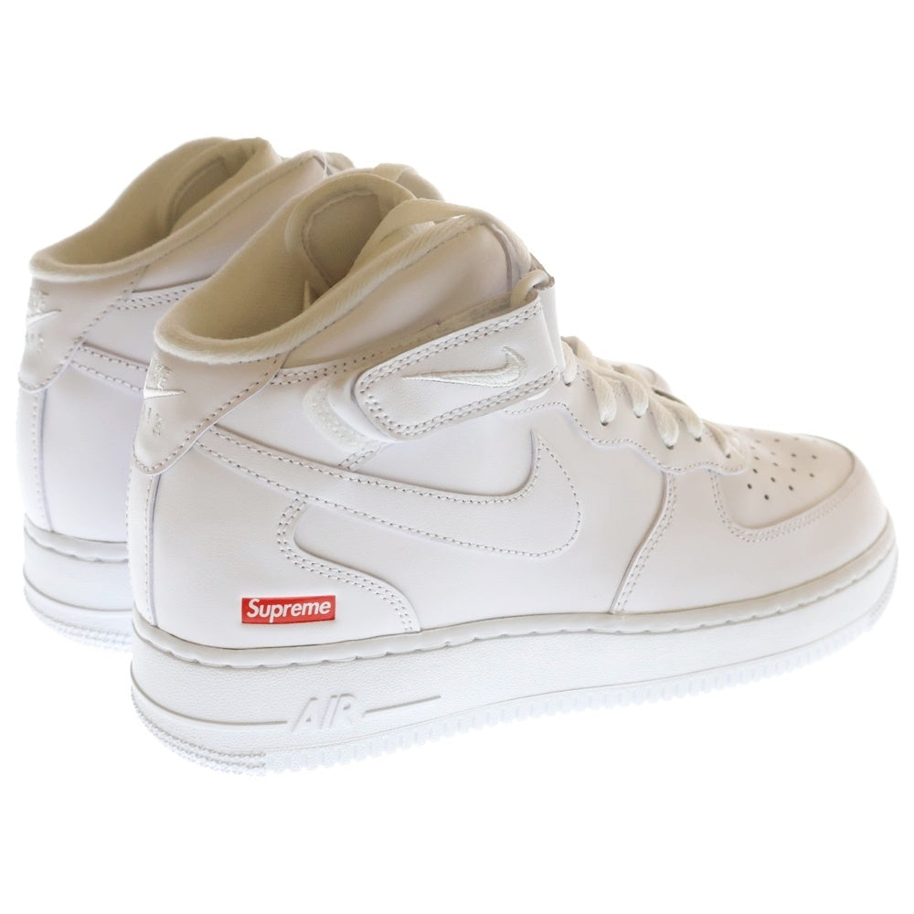 NIKE(ナイキ) ×SUPREME AIR FORCE 1 MID SP シュプリーム エアフォース ミッドカットスニーカー ホワイト US8/26cm FZ8784-100