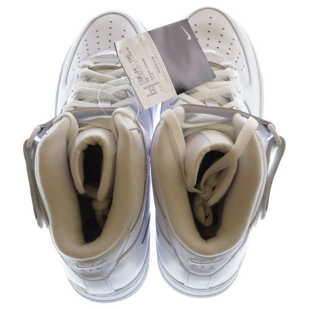 NIKE(ナイキ) ×SUPREME AIR FORCE 1 MID SP シュプリーム エアフォース ミッドカットスニーカー ホワイト US8/26cm FZ8784-100