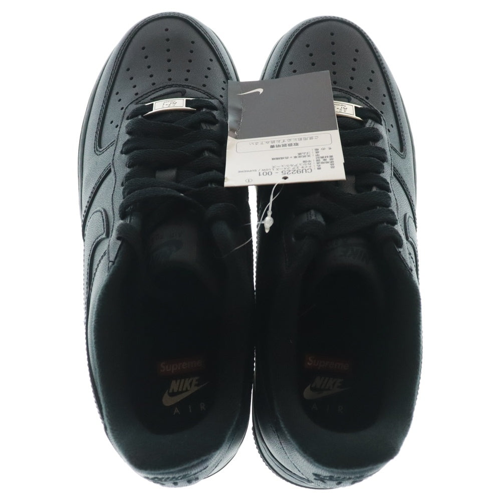 NIKE(ナイキ) ×SUPREME AIR FORCE 1 LOW シュプリーム エアフォース1 ローカットスニーカー ブラック US8/26cm CU9225-001