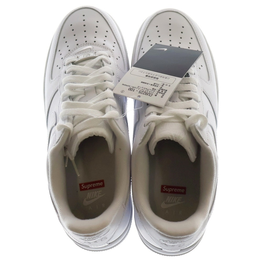 NIKE(ナイキ) ×SUPREME AIR FORCE 1 LOW シュプリーム エアフォース1 ローカットスニーカー ホワイト US8/26cm CU9225-100