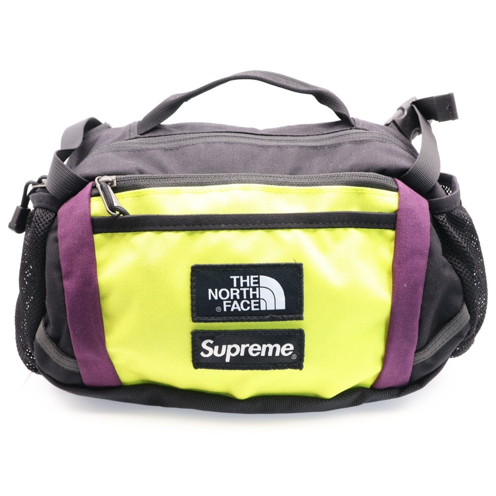 SUPREME(シュプリーム) 18AW ×THE NORTH FACE Expedition Waist Bag エクスペディション ウエストバッグ ブラック/イエロー